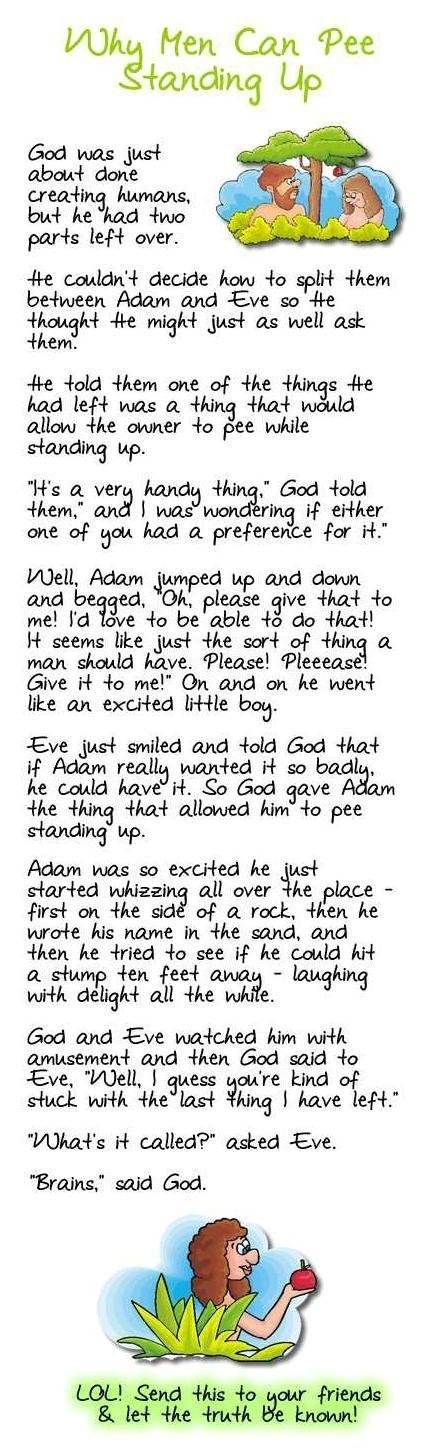 It's a joke...uuum, yeah!